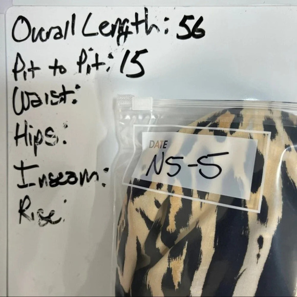 Melissa Odabash Brianna Wrap Dress Cover Up Leopard Maxi Animal Print Ruffle XS - Picture 10 of 10